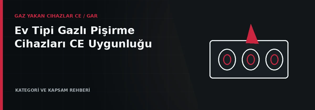 Ev tipi gazlı ocak ve fırının brülör, kumanda ve montaj ayrıntıları
