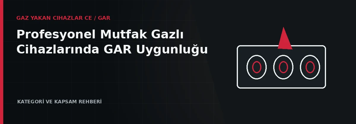 Profesyonel mutfak gazlı cihazlarında brülör ve kumanda düzeni